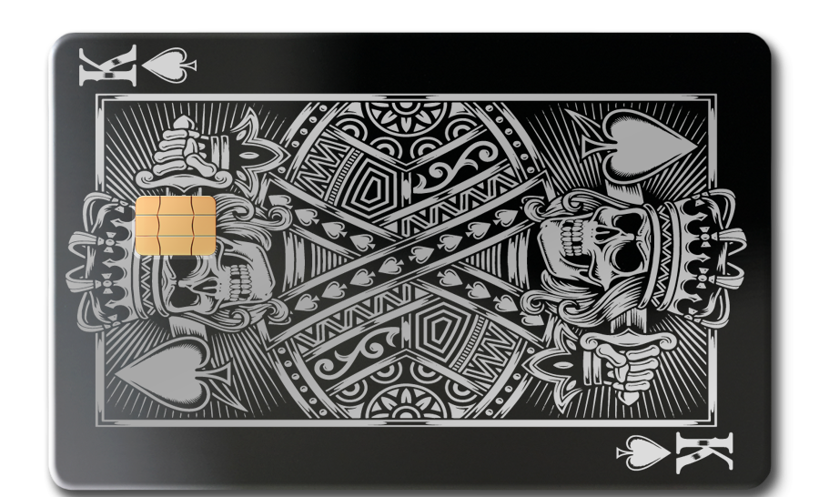King of Spades Card