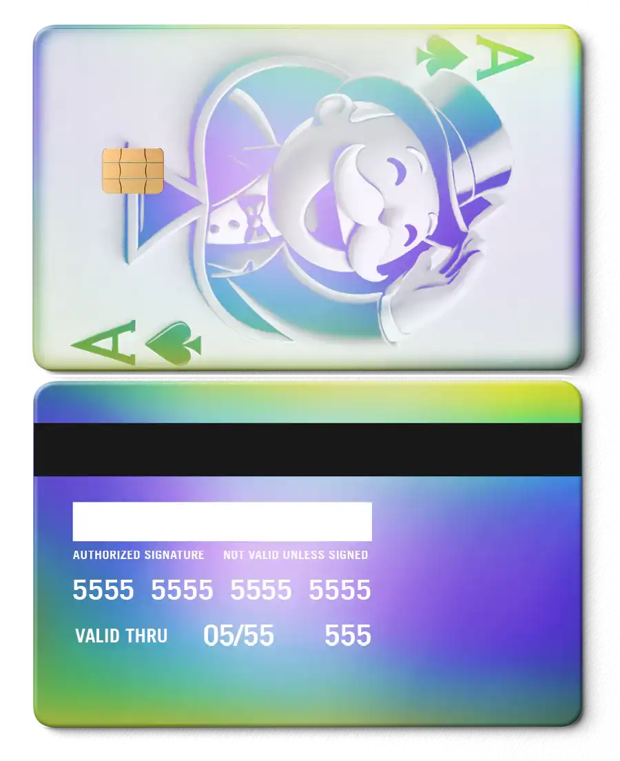 High-end Ace Of Monopoly metal card with premium metal card craftsmanship and international luxury appeal
