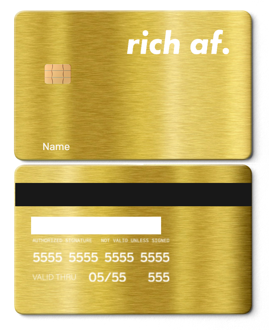 Rich af.