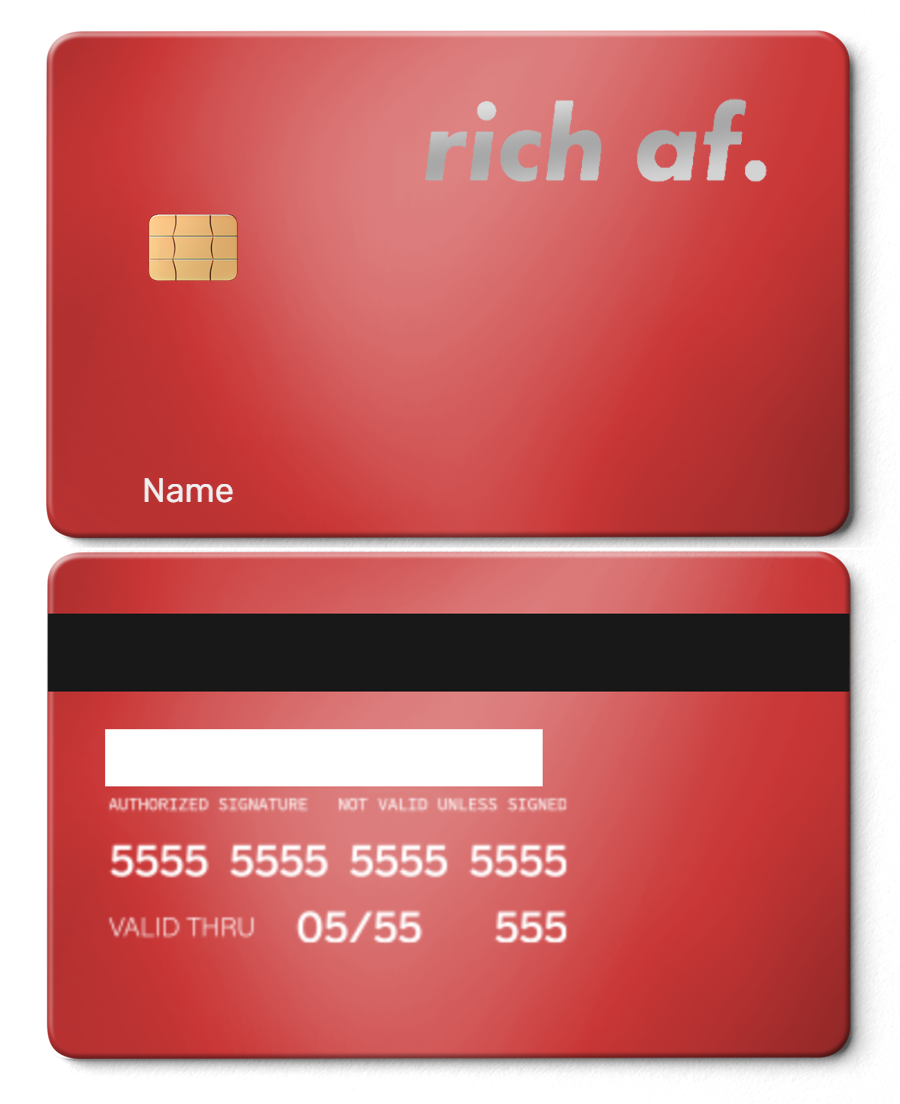 Rich af.