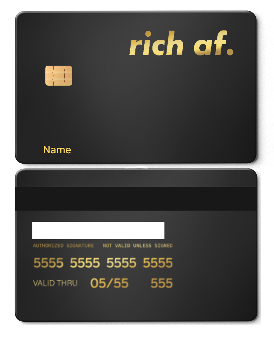 Rich af.