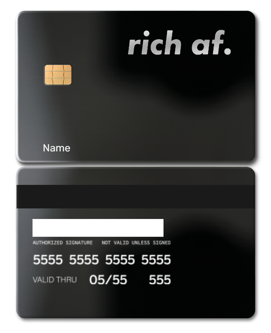 Rich af.
