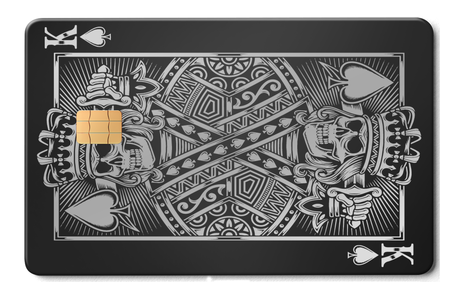 King of Spades Card