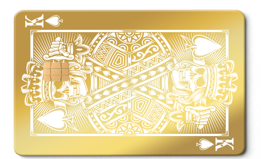 King of Spades Card