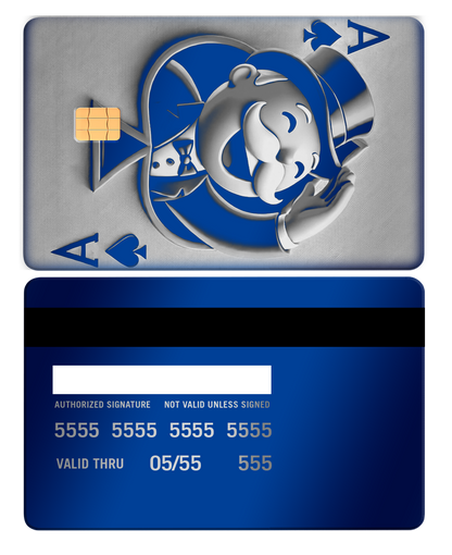 Elite Ace Of Monopoly metal card with premium metal card craftsmanship for international collectors