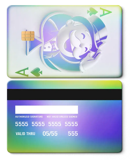 High-end Ace Of Monopoly metal card with premium metal card craftsmanship and international luxury appeal