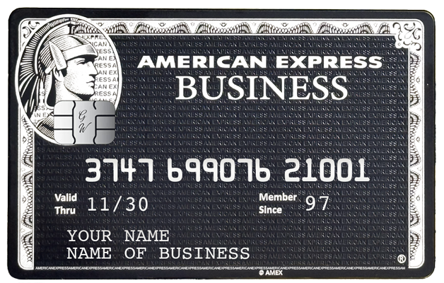 Black Business AMEX metal card by Gold Wraps, premium matte black stainless steel professional card