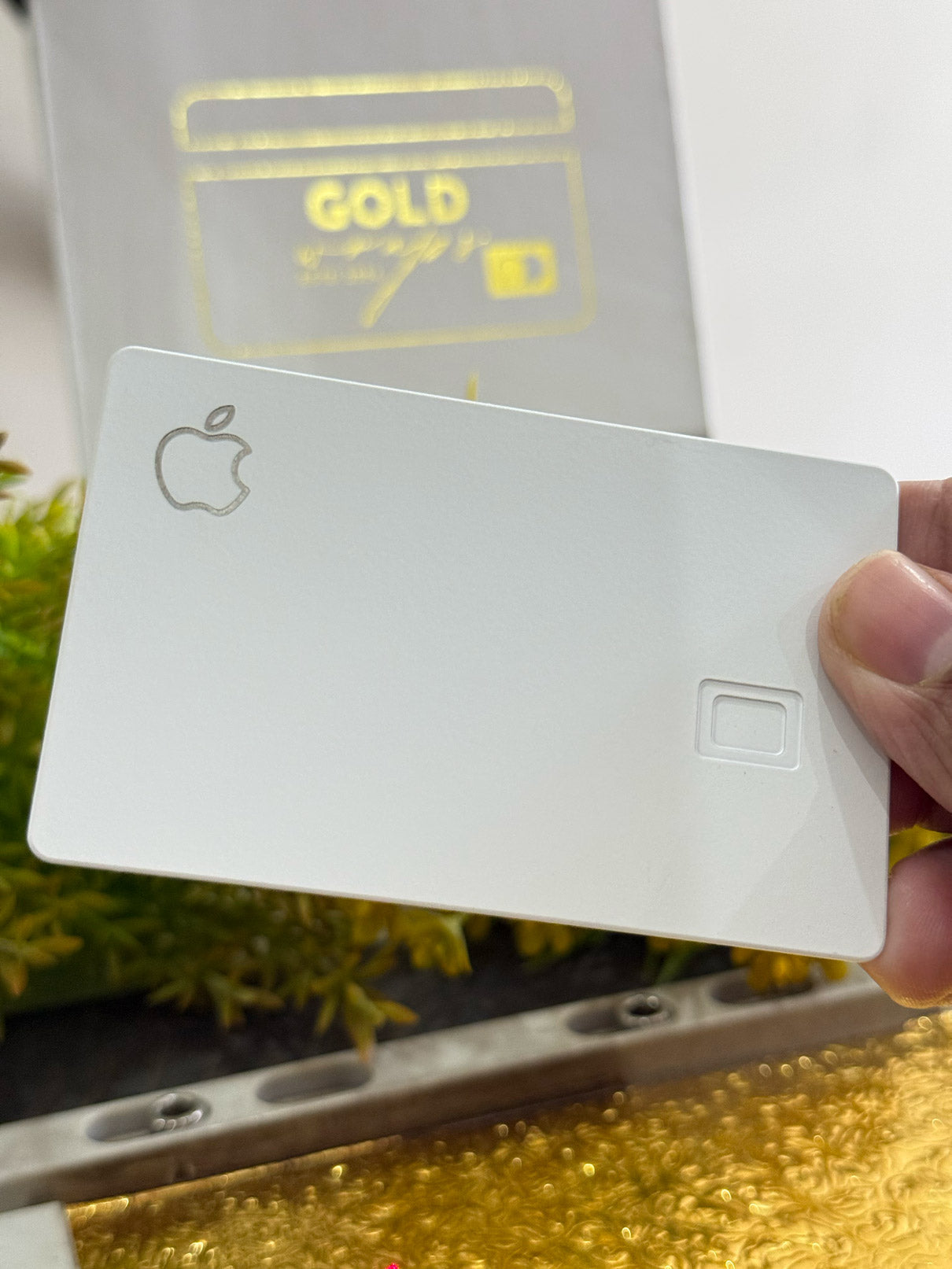 Luxury Apple metal card featuring sleek minimalist metal card styling and elite craftsmanship for global users