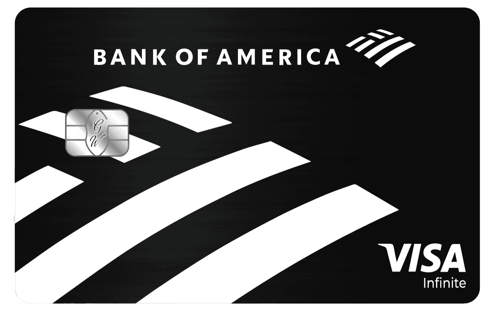 Bank of America metal card by Gold Wraps, premium stainless steel banking card
