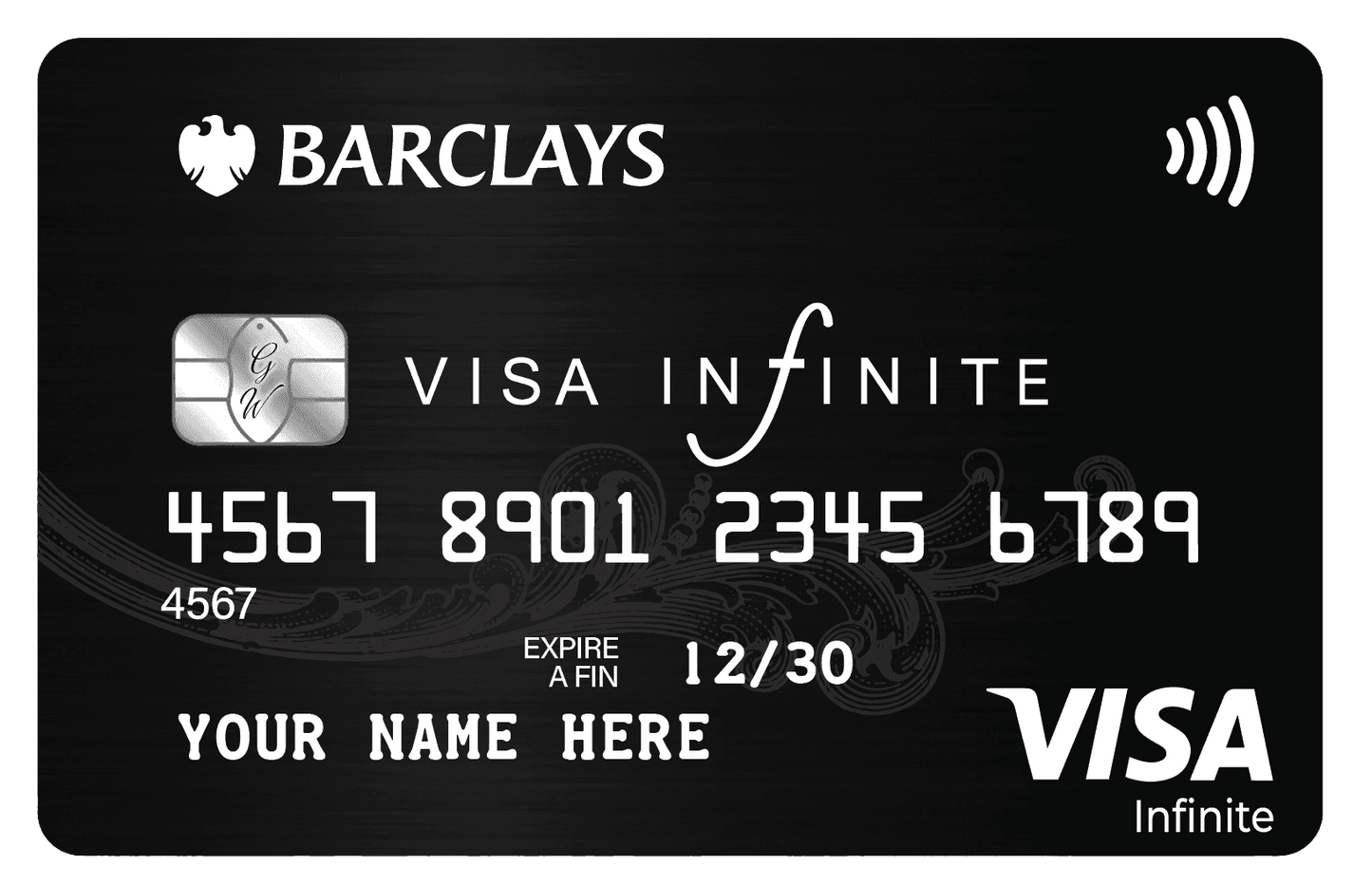 Barclays metal card by Gold Wraps, premium stainless steel British banking card