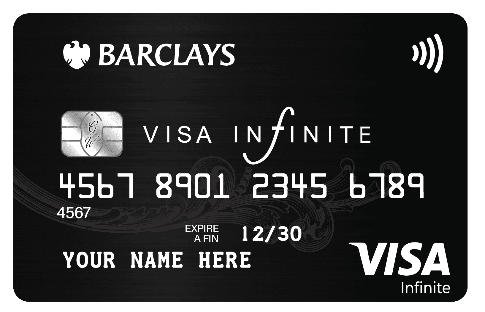 Barclays metal card by Gold Wraps, premium stainless steel British banking card