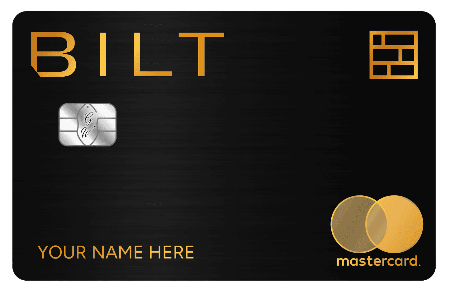 Elegant BILT metal card featuring high-end professional finish