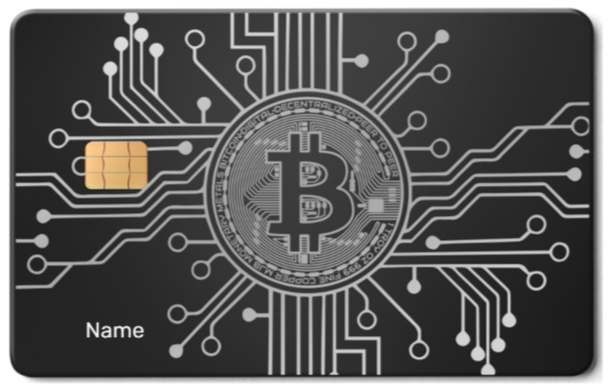 Luxury Bitcoin metal card featuring sleek engraved metal card design and elite international cryptocurrency style