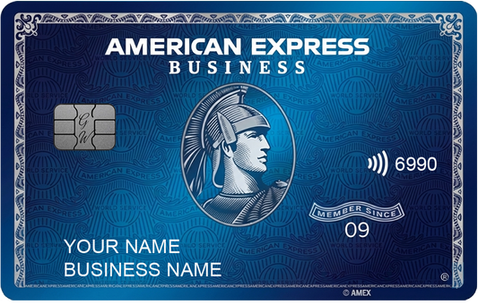 Blue AMEX metal card by Gold Wraps, premium blue stainless steel luxury card