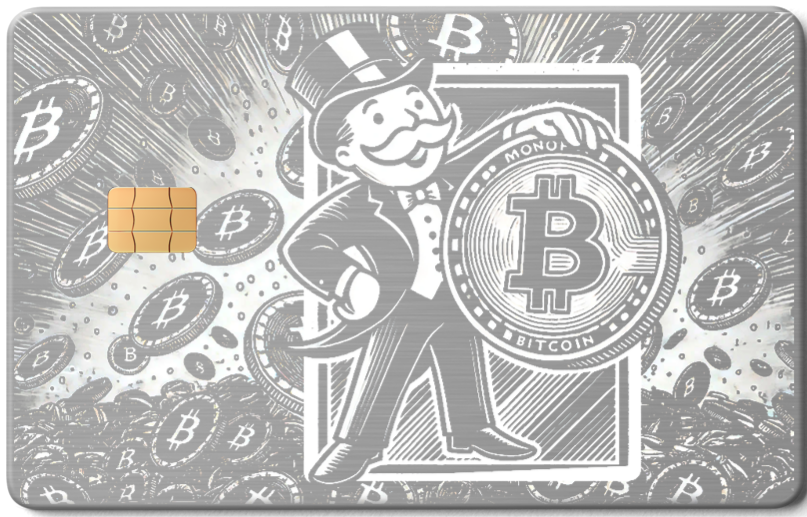 Elite Crypto Monopoly metal card with premium metal card craftsmanship for international collectors