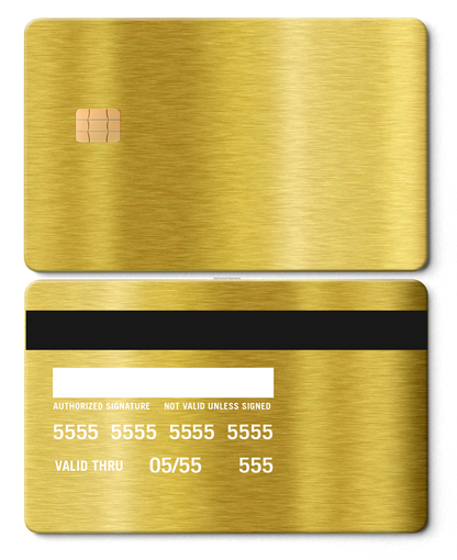 Exclusive Customize Your Own metal card with high-end metal card finish and premium color variations