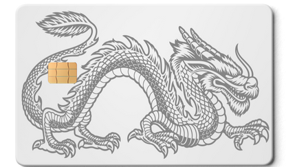Elite Dragon metal card with high-end metal card finish, modern design, and multiple color variations for international clients
