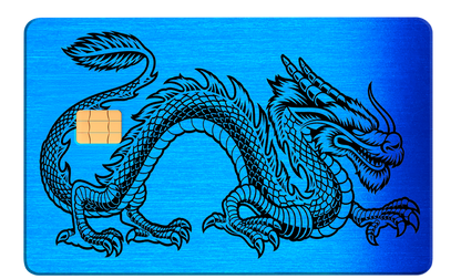 Luxury Dragon metal card featuring sleek engraved metal card styling and unique color variation for elite clients
