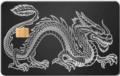 Exclusive Dragon metal card with sophisticated metal card finish and premium color design for global collectors