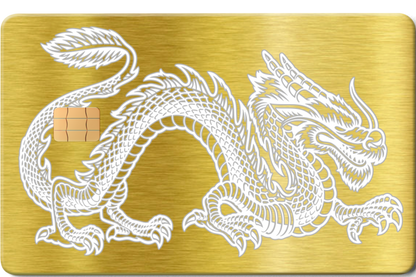 High-end Dragon metal card with premium metal card construction and elite international color variations