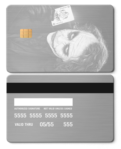 High-end Joker metal cards designed as collector showpieces, luxury custom metal cards globally