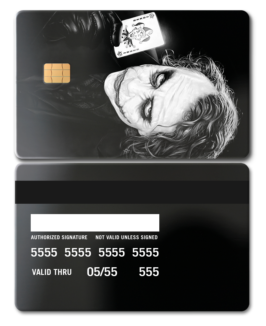 Ultra-premium Joker metal cards with custom engraved design, luxury metal cards for international markets