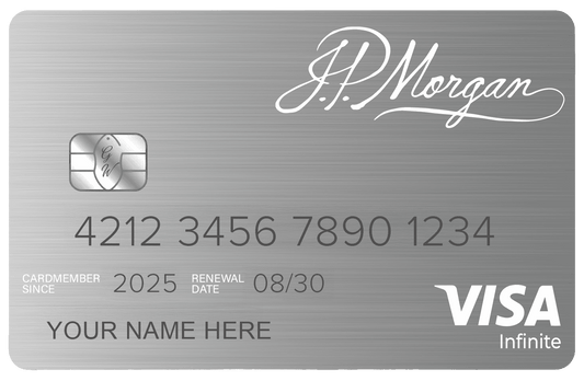 JP Morgan Reserve metal card by Gold Wraps, premium silver stainless steel banking card