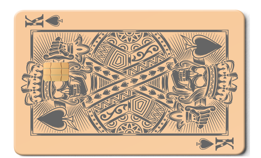 High-end King of Spades metal cards designed as collector showpieces, luxury custom metal cards globally