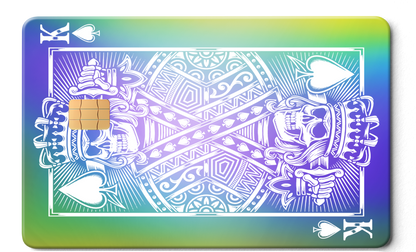 Premium King of Spades metal cards with luxury engraved design, high-quality custom metal cards for collectors