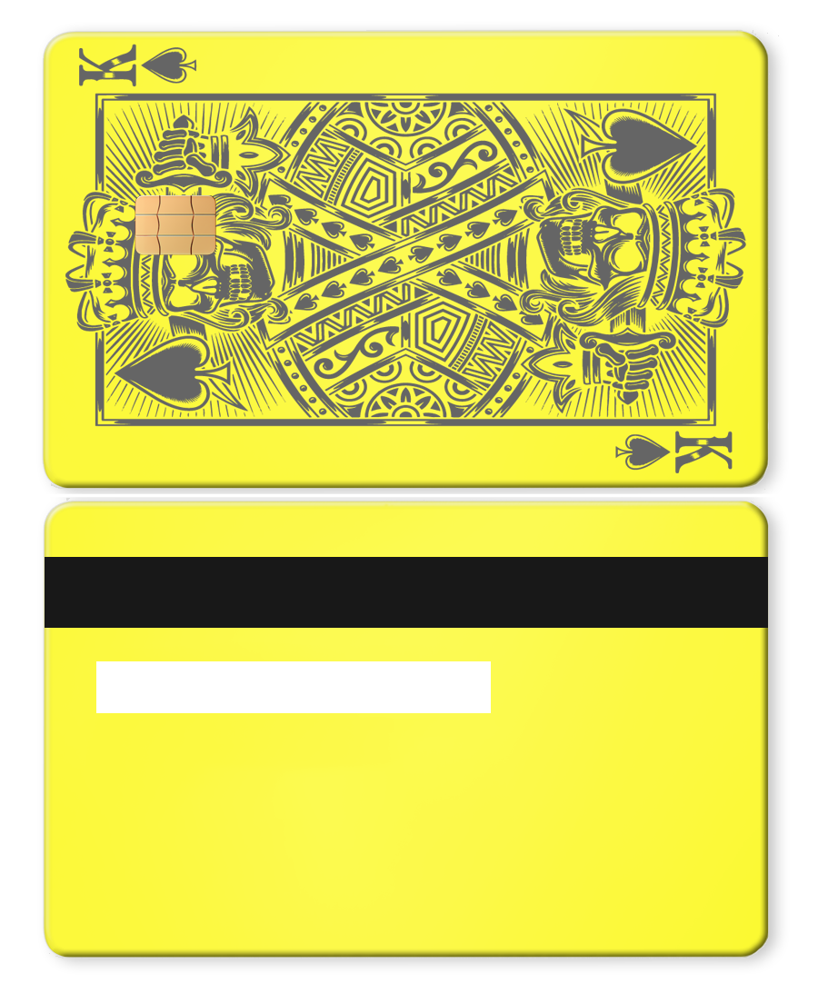 Ultra-premium King of Spades metal cards with custom engraved design, luxury metal cards for international markets