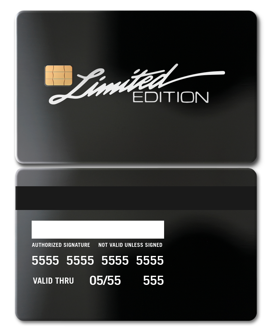 Limited Edition metal cards with intricate engraved artwork, premium custom metal cards for international collectors