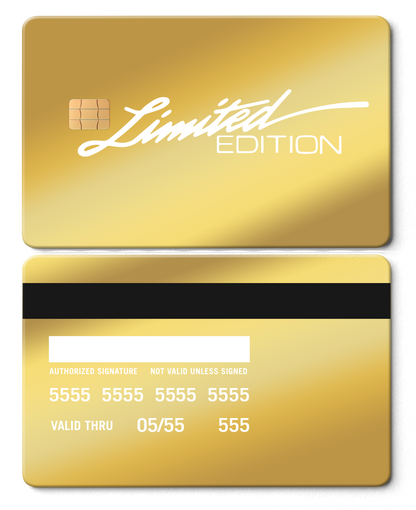 Exclusive Limited Edition metal cards with unique engraving, high-end custom metal cards for worldwide markets
