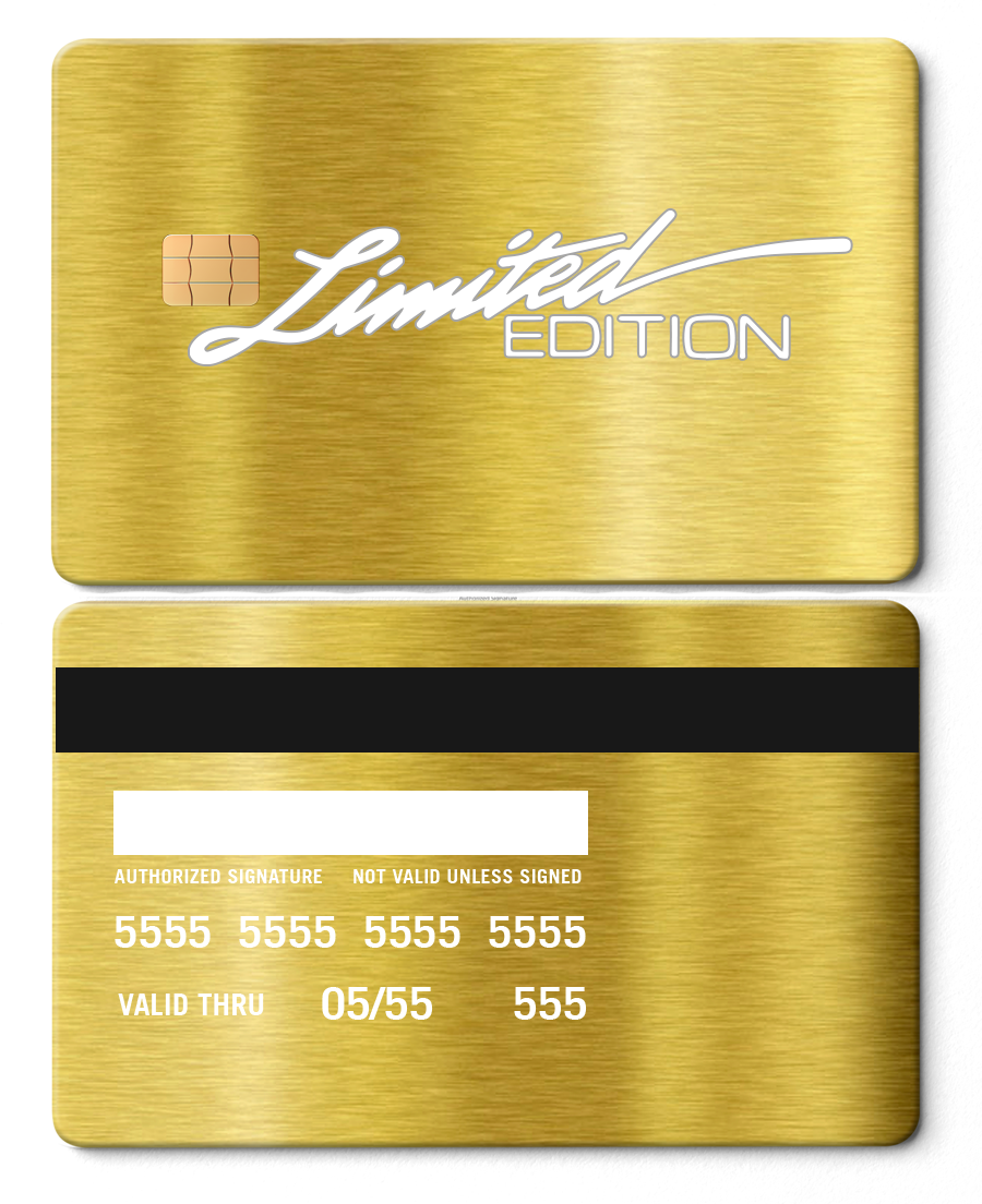 Ultra-premium Limited Edition metal cards with luxurious engraved design, elite custom metal cards for global buyers
