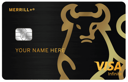 Merrill+ metal card by Gold Wraps, premium stainless steel wealth management card