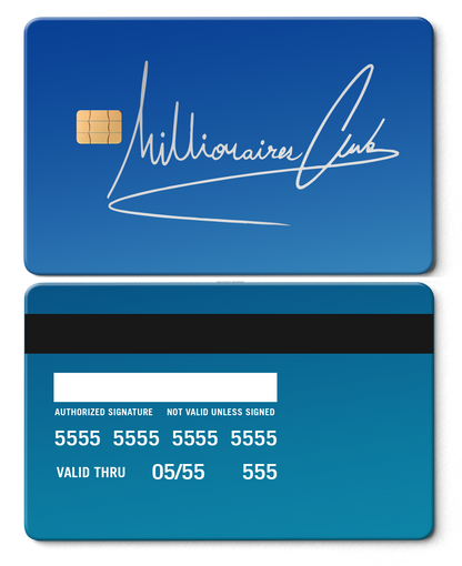 Elite Millionaires Club metal cards with meticulous finishing, premium custom metal cards for international buyers