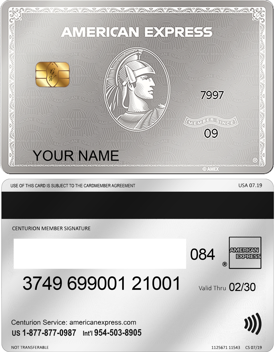 Mirror Platinum AMEX