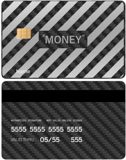 High-end personalized Money metal card with precision engraving, luxury metal card for collectors