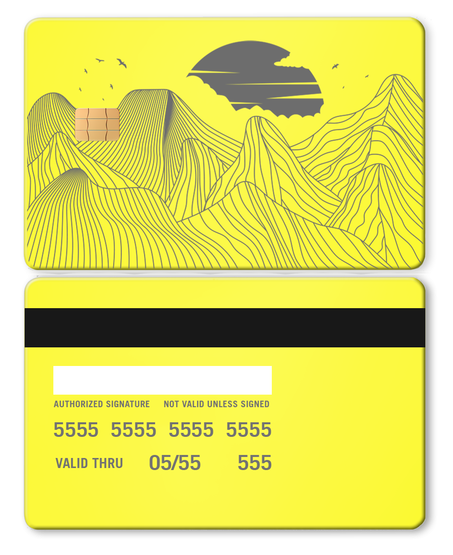Ultra-premium Mountain Line metal cards with luxurious engraved design, elite custom metal cards for global buyers