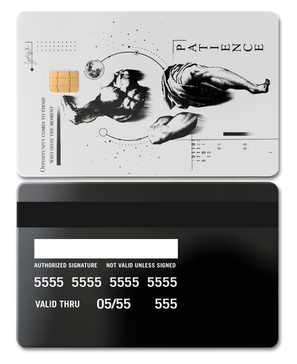 Collector showcase of Overpowered metal card, high-end luxury custom metal card worldwide