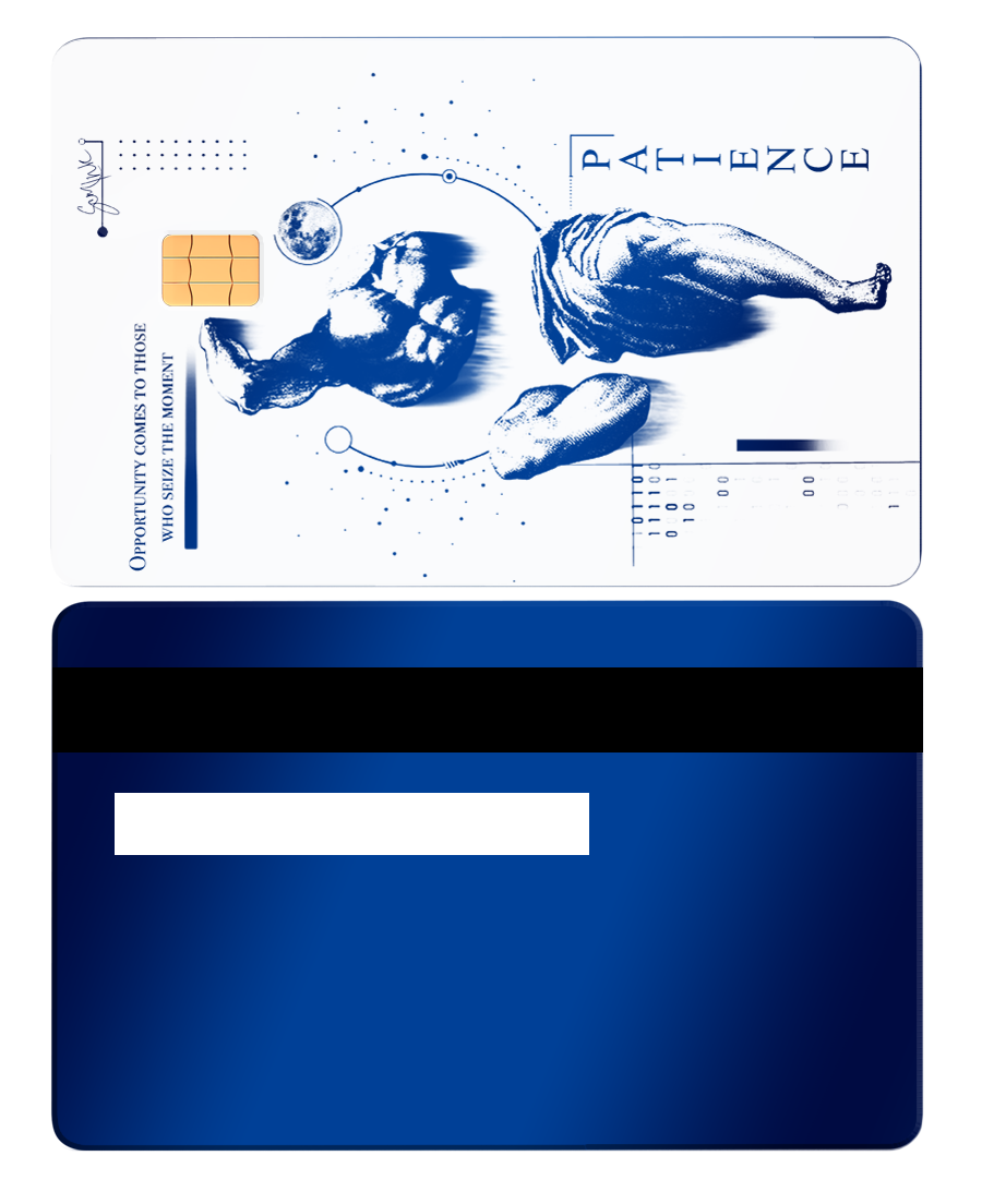 Exclusive Overpowered metal card with sophisticated engraved artwork, premium custom metal card worldwide