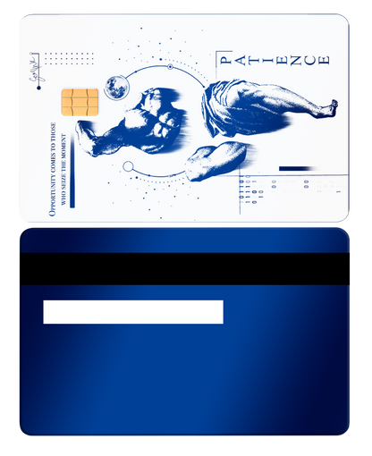 Exclusive Overpowered metal card with sophisticated engraved artwork, premium custom metal card worldwide