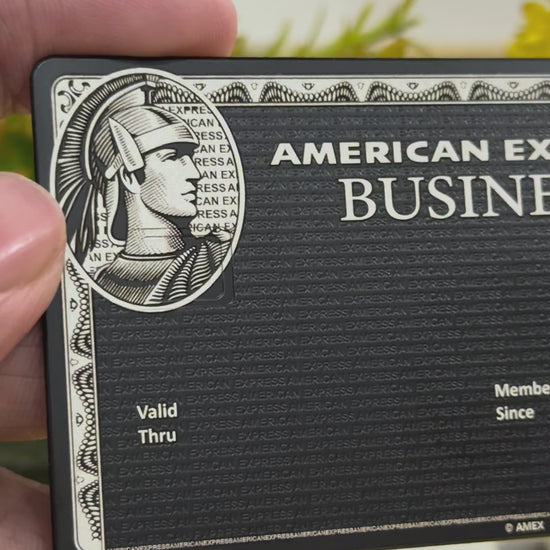 High-end Black Business AMX metal card designed for premium global business clients