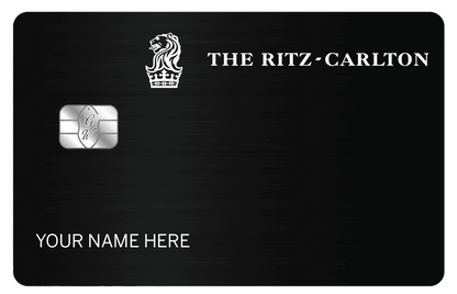 Ritz-Carlton metal card by Gold Wraps, premium stainless steel luxury hotel card