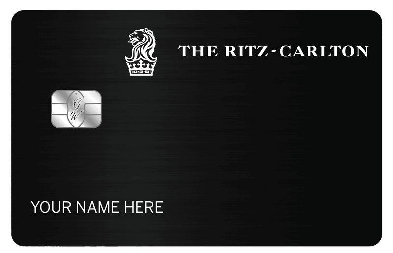 Ritz-Carlton metal card by Gold Wraps, premium stainless steel luxury hotel card