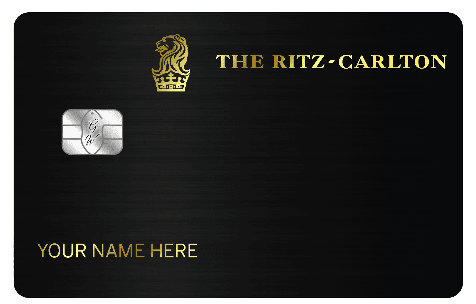 Elegant Ritz-Carlton metal card featuring high-end professional finish