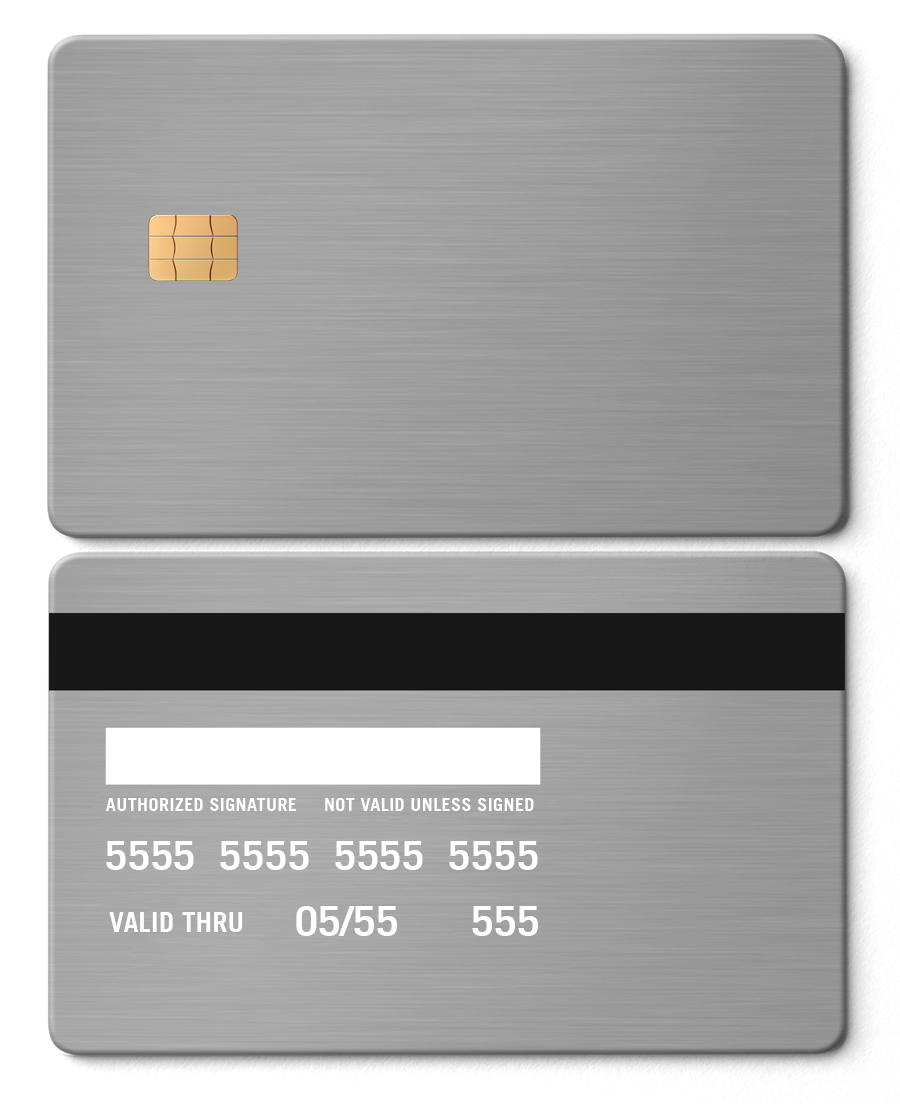 Custom engraved Signature metal card with intricate design, premium metal card for international collectors