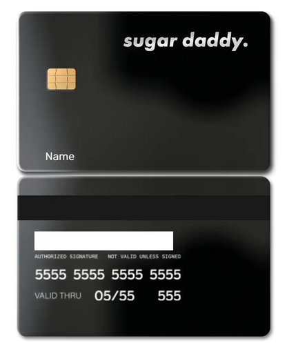 Luxury Sugar Daddy metal card featuring intricate engraving, elite custom metal card for global markets