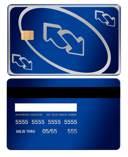 Premium UNO Reverse metal card showcased with luxury craftsmanship, custom metal card for global collectors